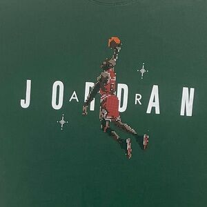 Jordan Nike Air Forest Green Jumpman Tee Large